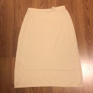 TSE Cream Colored Skirt